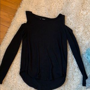 hollister cold shoulder knit long sleeve